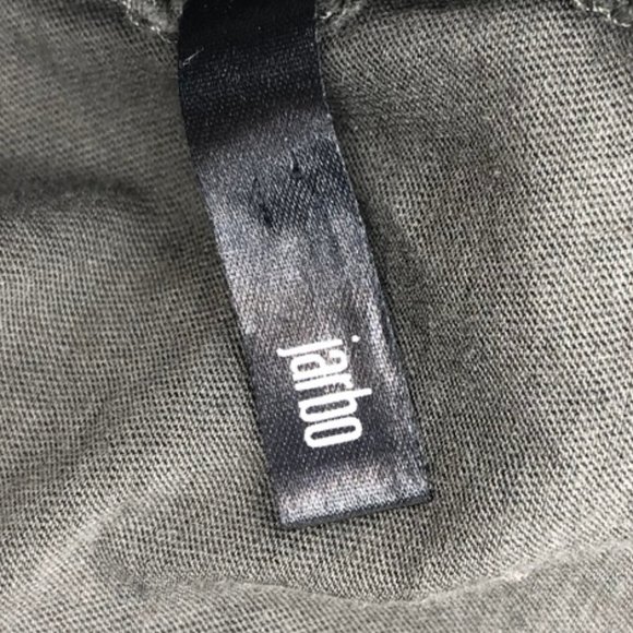 Jarbo Twist Front Shawl Collar A-Line Tee - Picture 6 of 8